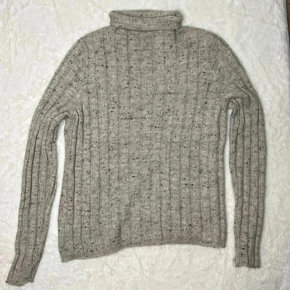 Madewell Donegal Evercrest Turtleneck Sweater Gray Size S - Picture 5 of 5